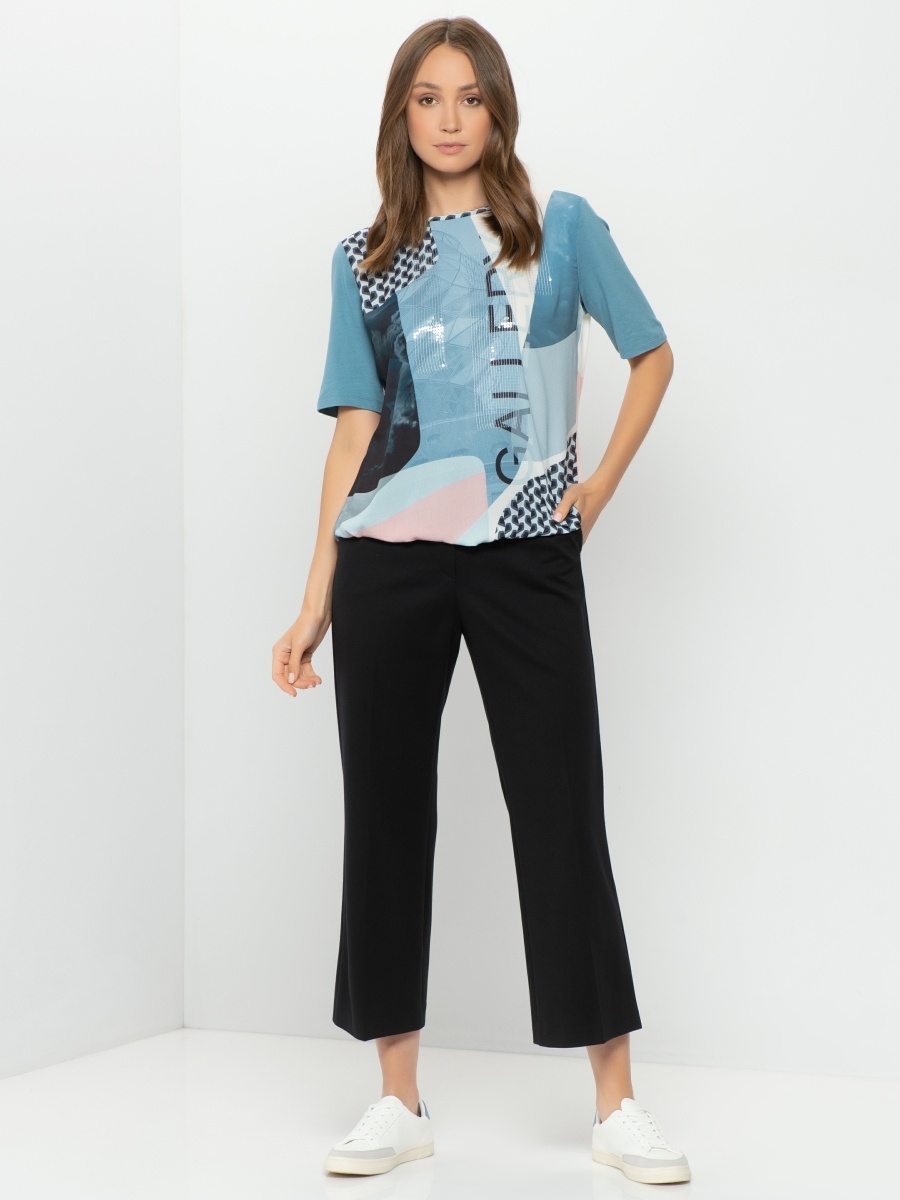 

Брюки женские Gerry Weber 620004-31218-80890 синие 40, 620004-31218-80890