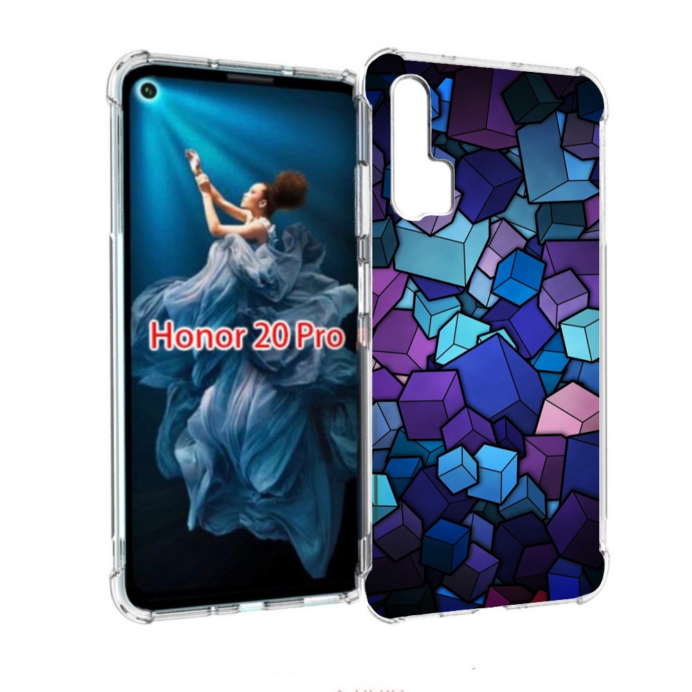 

Чехол бампер MyPads лепестки для Honor 20 Pro противоударный, Прозрачный, Tocco