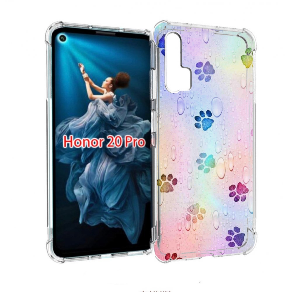 

Чехол бампер MyPads лапки для Honor 20 Pro противоударный, Прозрачный, Tocco