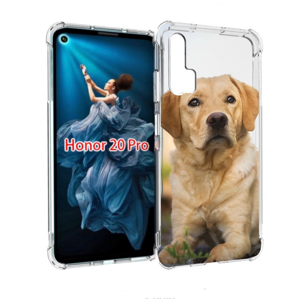 

Чехол бампер MyPads лабрадор ретривер для Honor 20 Pro противоуд, Прозрачный, Tocco