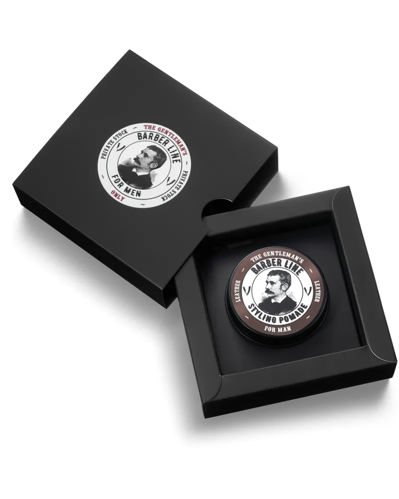 

Паста для укладки волос Barber line English leather мужская сильной фиксации 30 мл, Паста для укладки