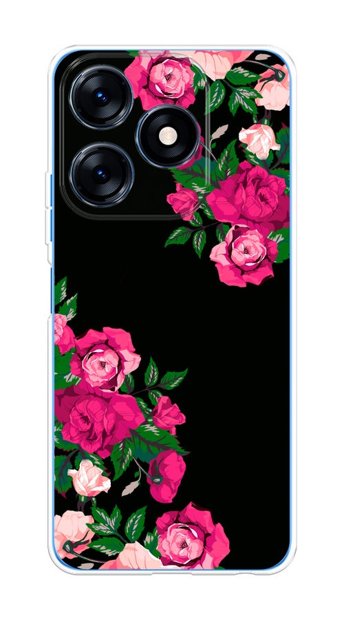 

Чехол на Tecno Spark 10/10C "Розы фуксия", 303550-1