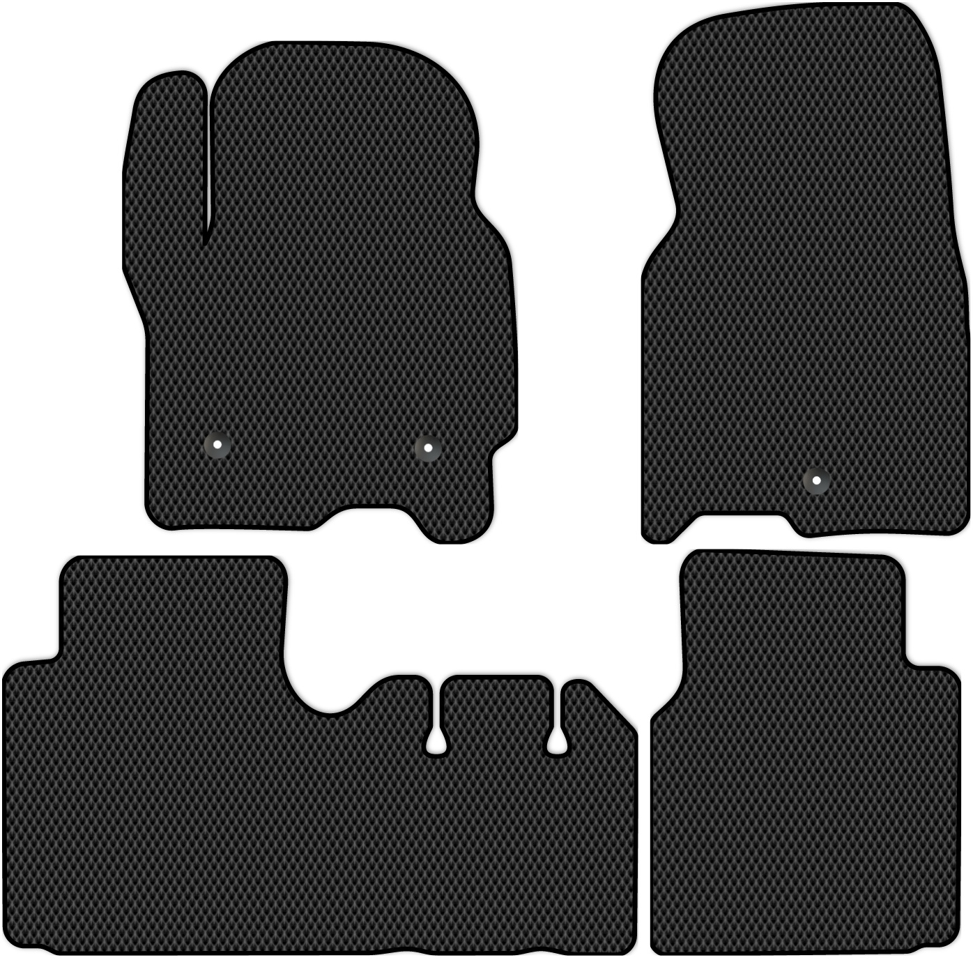 

Коврики ЭВА в салон для Chevrolet Tahoe 5 (GMTT1XX) 2021 - Н.В., 4 шт. черный, 1622-S4YL-H