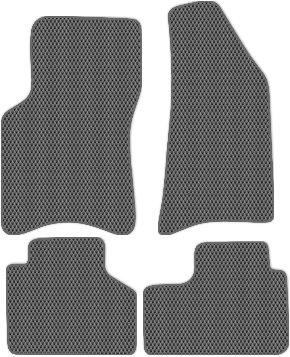 

Коврики ЭВА в салон для Chevrolet Niva (21236) 1998 - 2009, 4 шт. серый, темно-серый кант, 1620-S4N-H