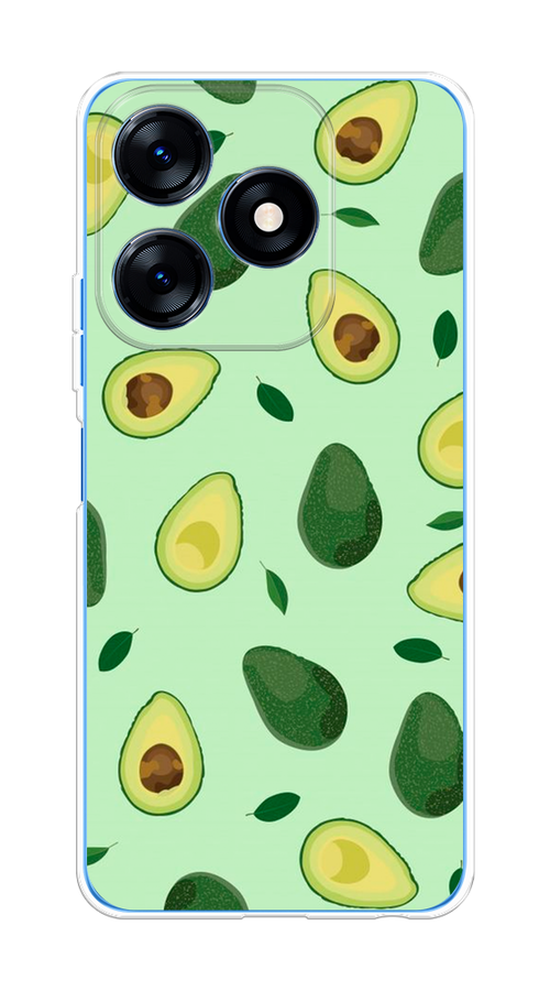 

Чехол на Tecno Spark 10/10C "Blue avocado", Коричневый;зеленый, 303550-1