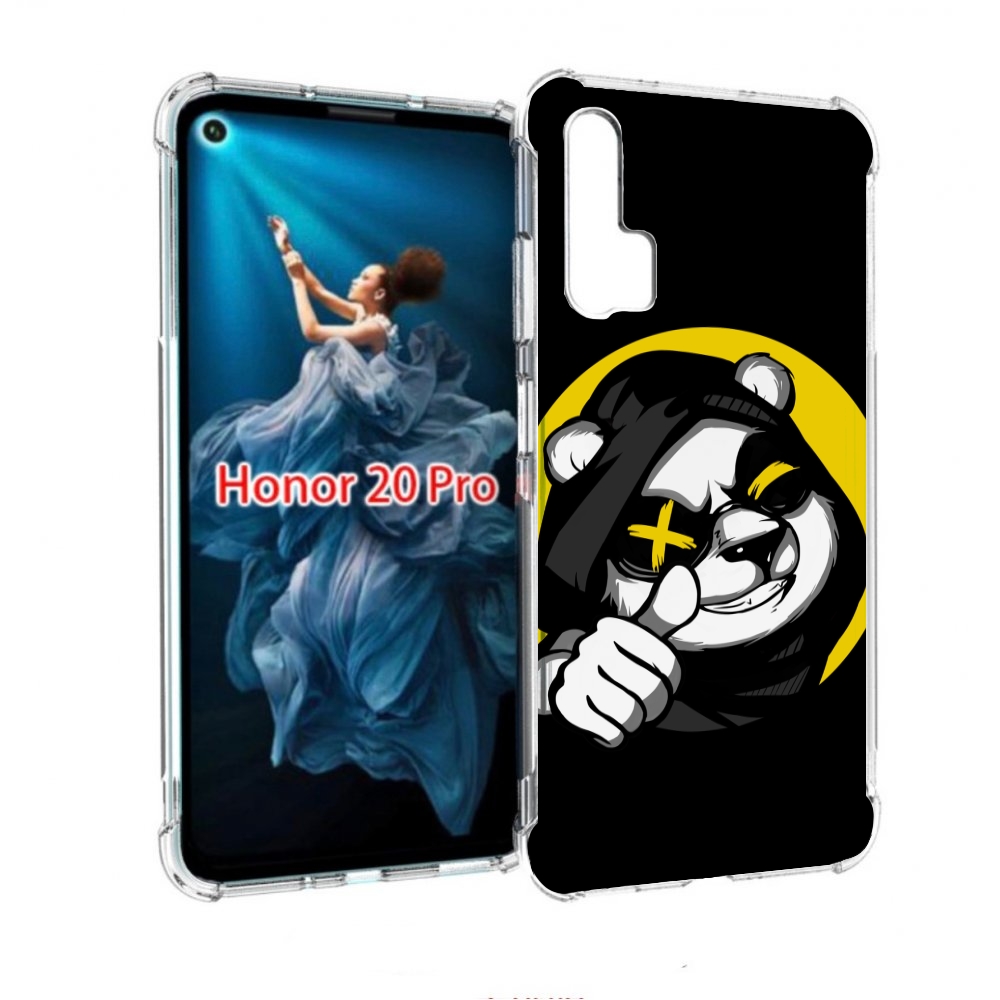 

Чехол бампер MyPads крутая пандочка ок для Honor 20 Pro противоу, Прозрачный, Tocco