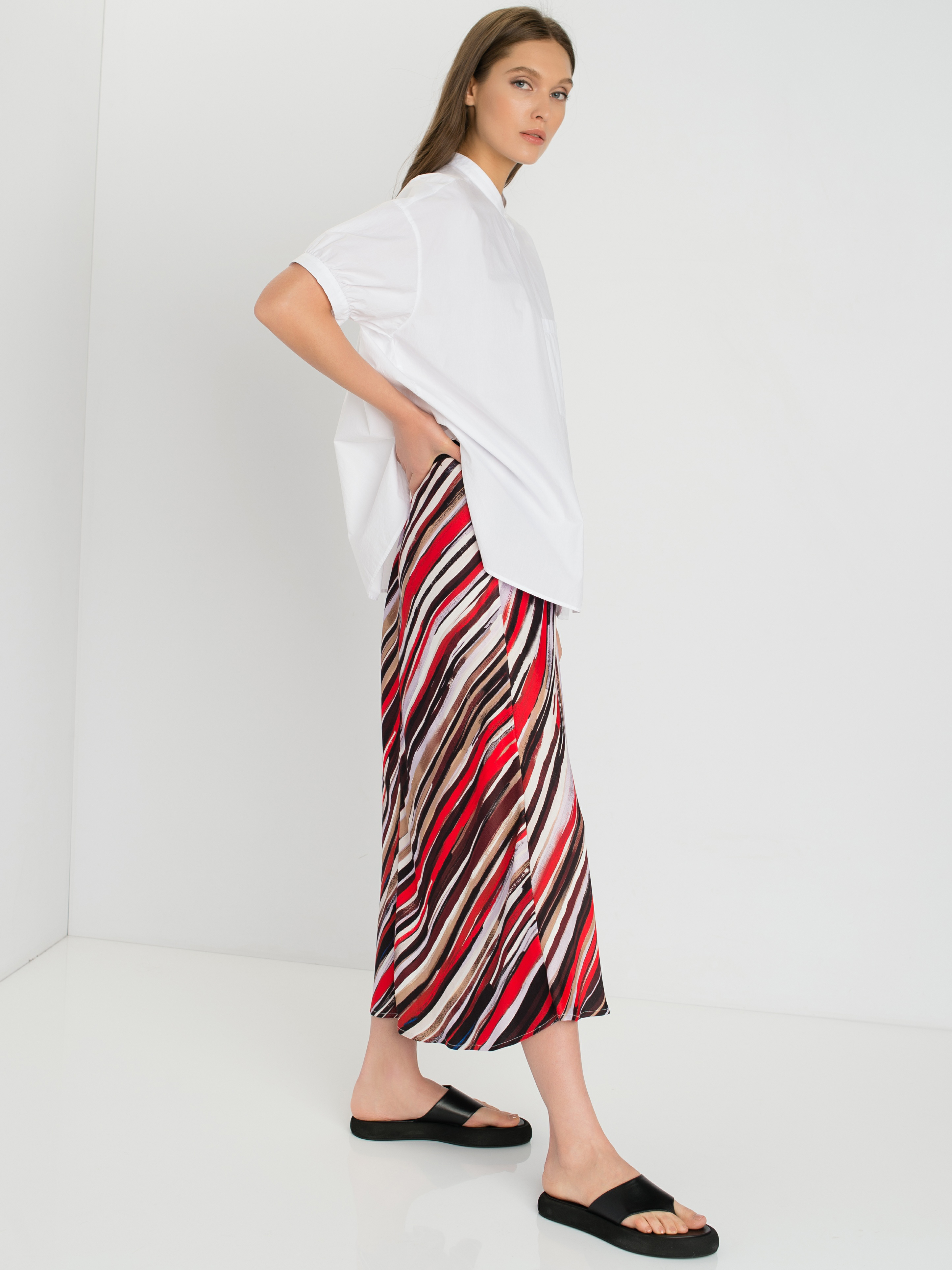 

Юбка женская Gerry Weber 610113-66341-6128 красная 42, 610113-66341-6128