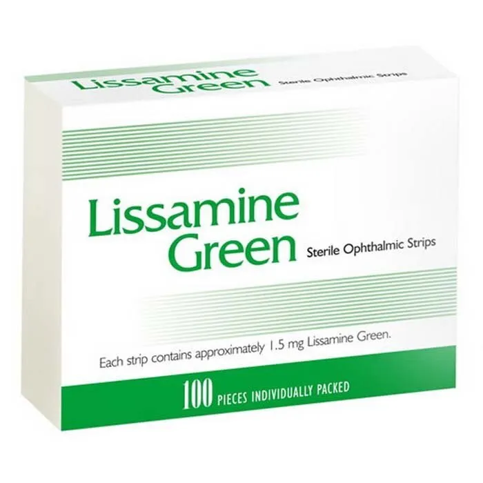 

Полоски офтальмологические диагностические Contacare Lissamine Green, 100 шт