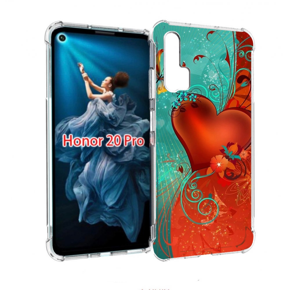 

Чехол бампер MyPads красивые-яркие-сердечки для Honor 20 Pro про, Прозрачный, Tocco