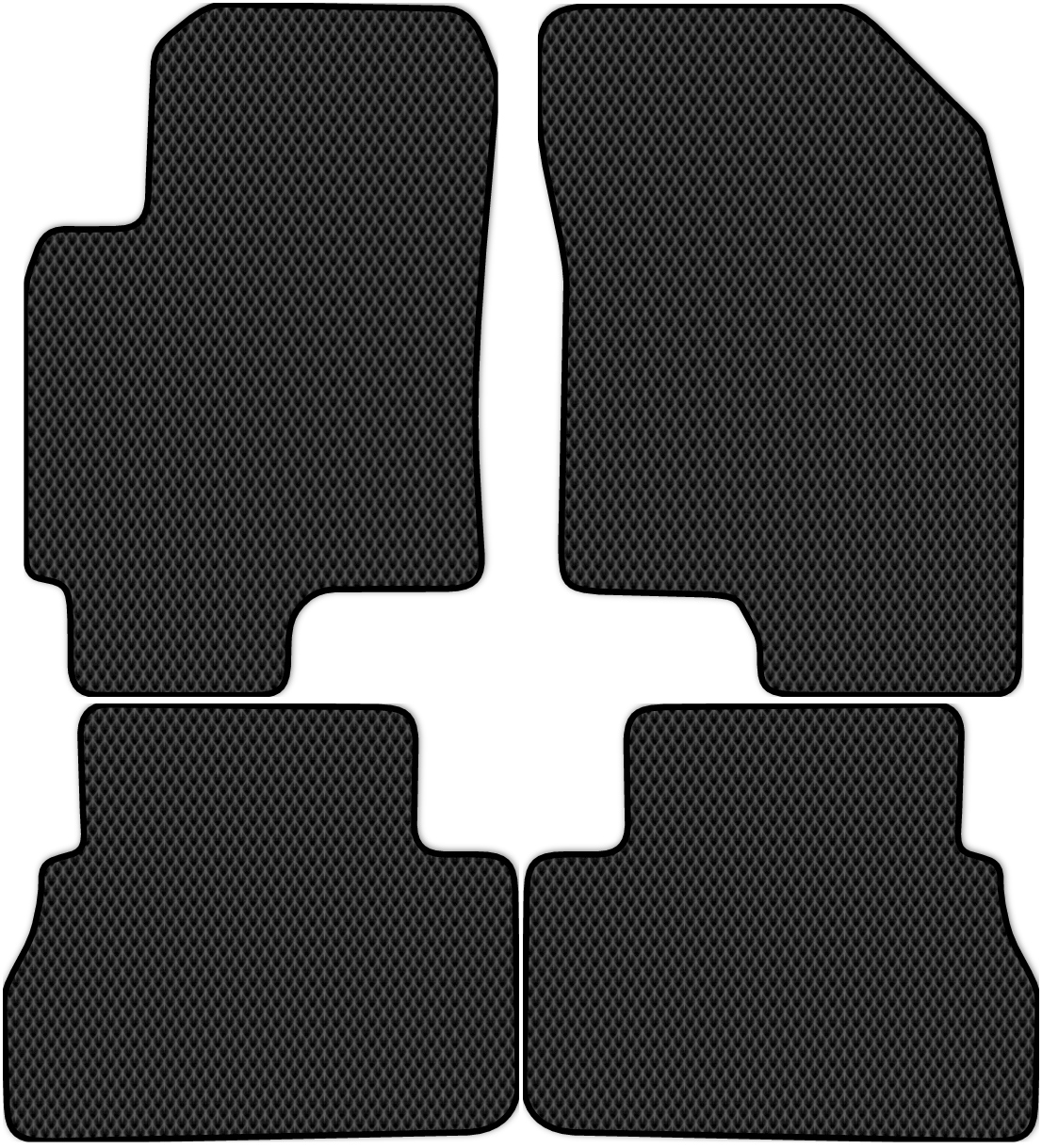 

Коврики ЭВА в салон для Chevrolet Epica 2006 - 2013, 4 шт. черный, 1604-S4N-H