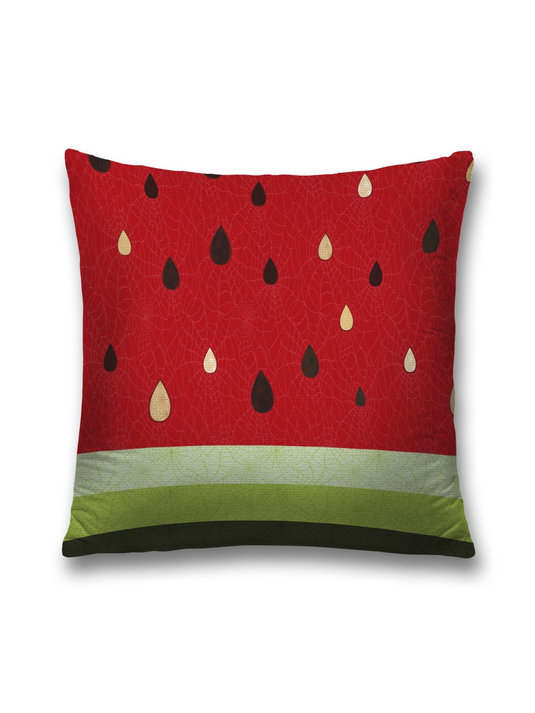 

Наволочка декоративная JoyArty "Абстракция арбуза" на молнии, 45x45 см, Красный