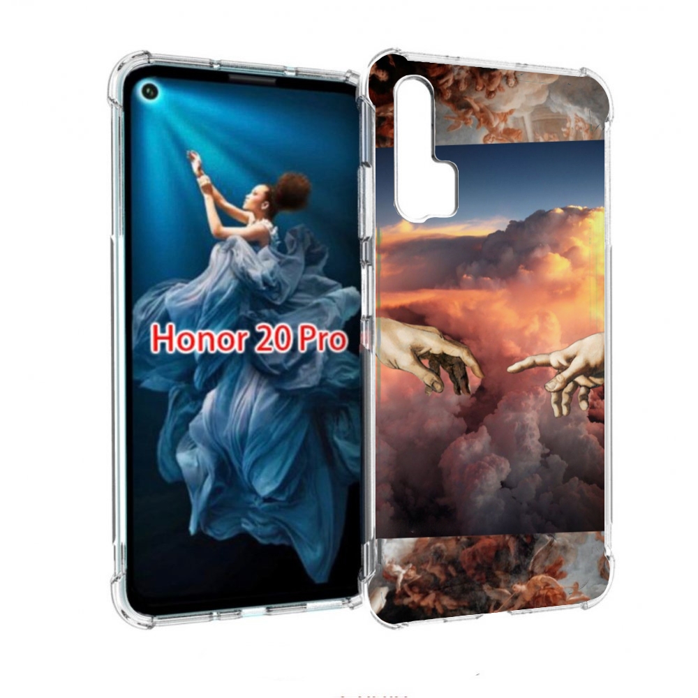 

Чехол бампер MyPads красивая-картина для Honor 20 Pro противоуда, Прозрачный, Tocco