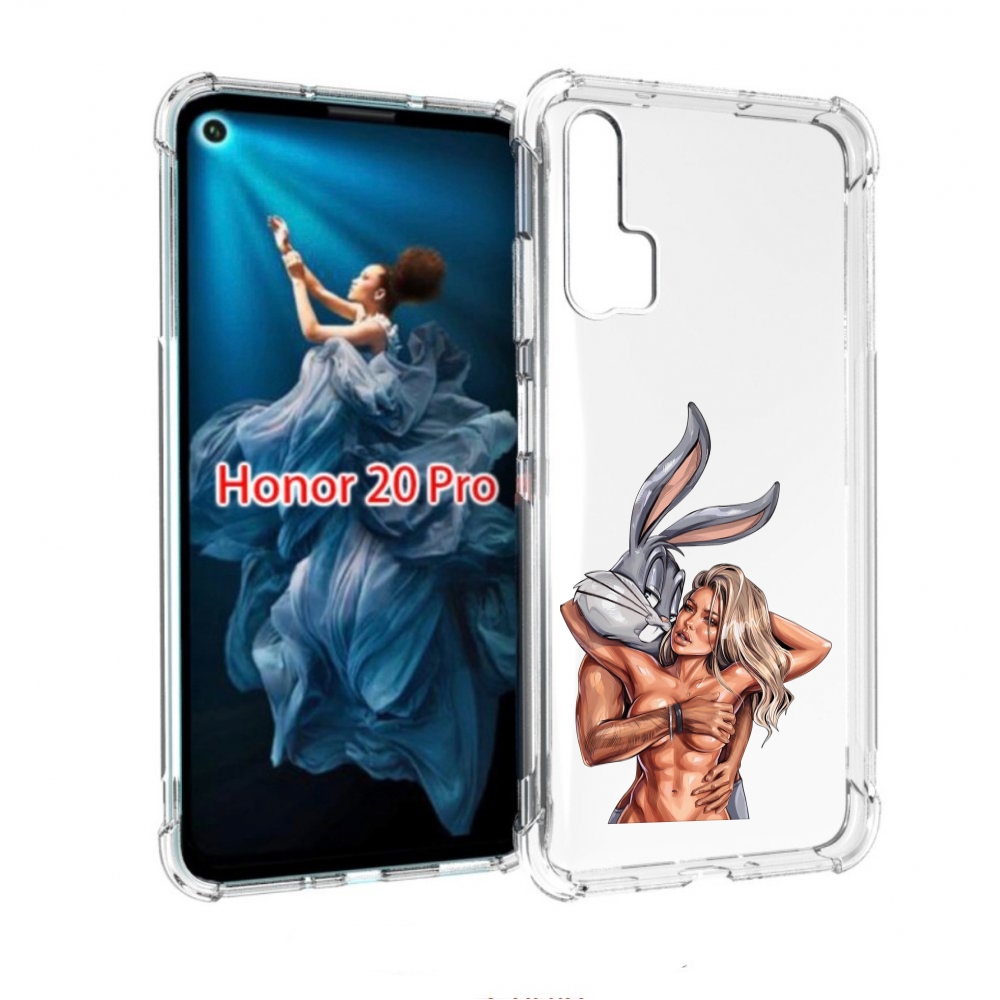 

Чехол бампер MyPads красивая-девушка-с-бак-банни женский для Hon, Прозрачный, Tocco