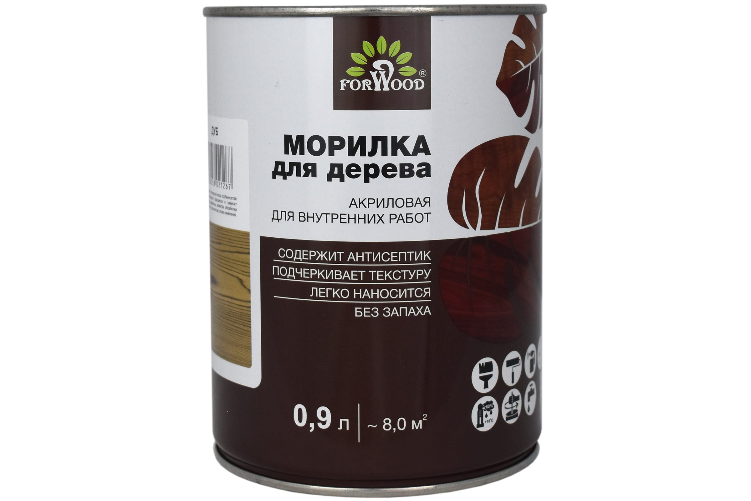 

Forwood Морилка ВД-АК 21 дуб 0,9 л 145399