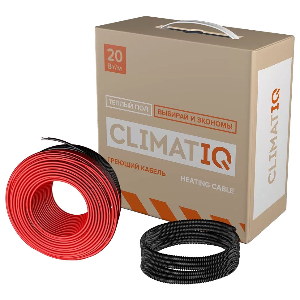 Греющий кабель IQWatt CLIMATIQ CABLE 75 m 206204 2710₽