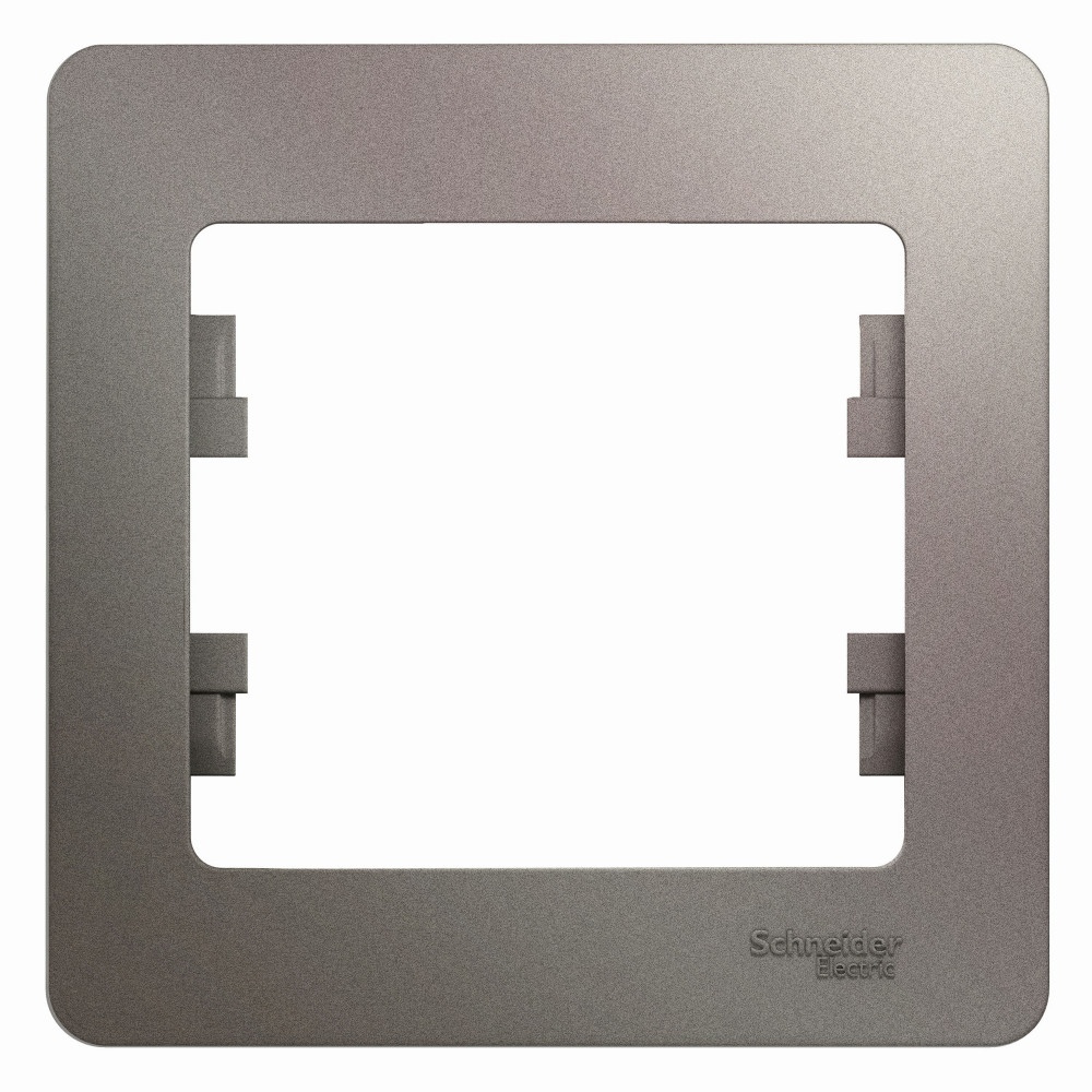 

Рамка 1-ая Платина Glossa Schneider Electric (комплект 4шт), Черный, Systeme Electric