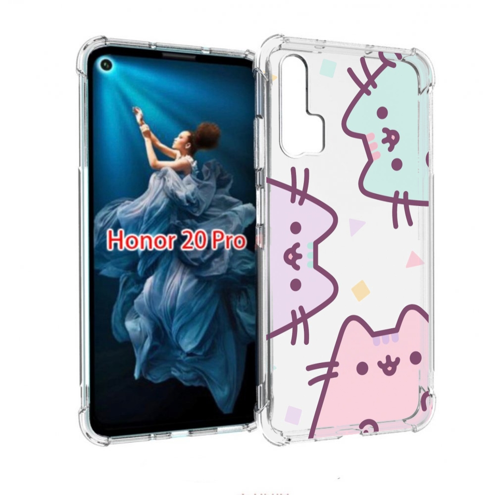 

Чехол бампер MyPads котики зеленый фиолетовый розовый женский дл, Прозрачный, Tocco