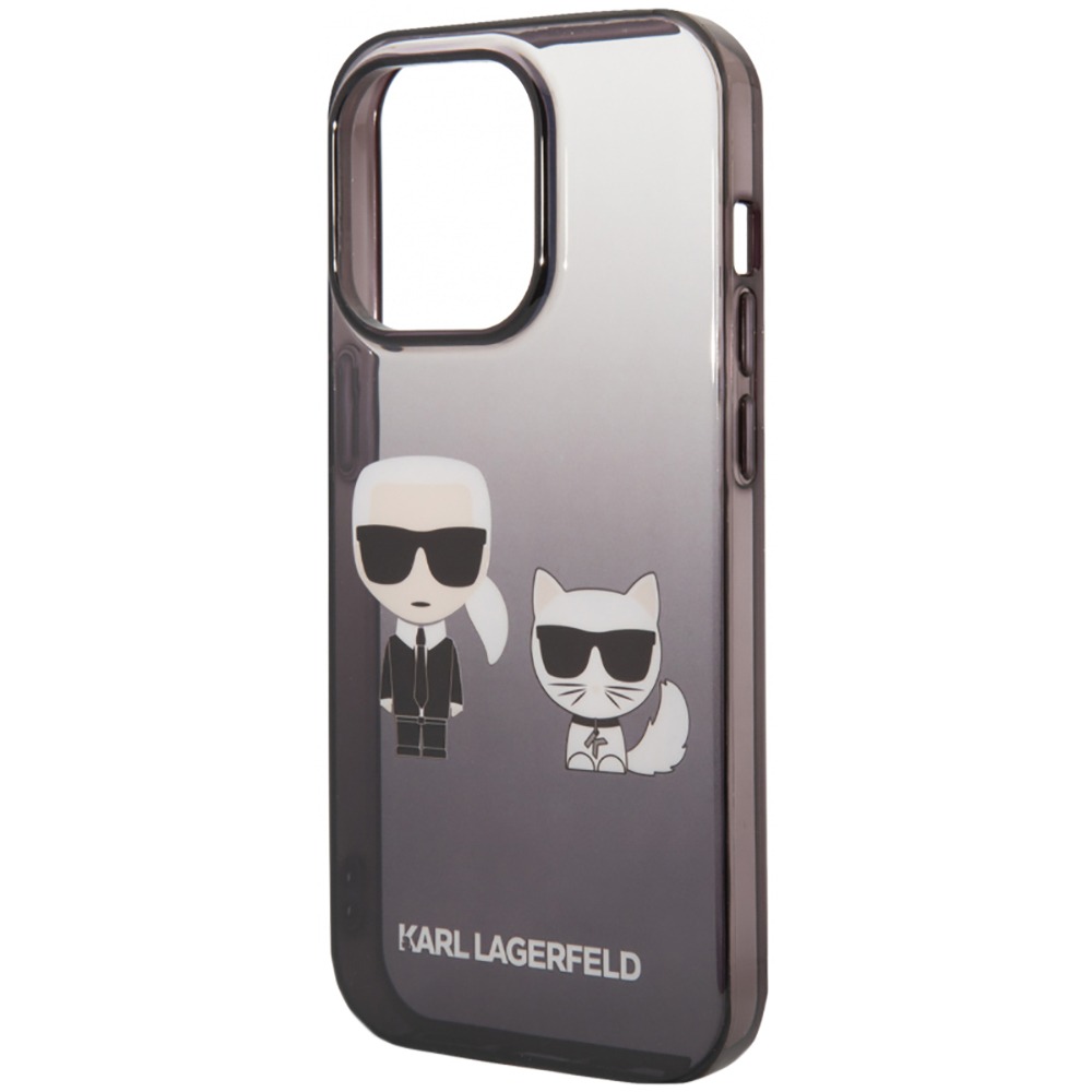 Чехол Karl Lagerfeld для iPhone 14 Pro, черный (KLHCP14LTGKCK)