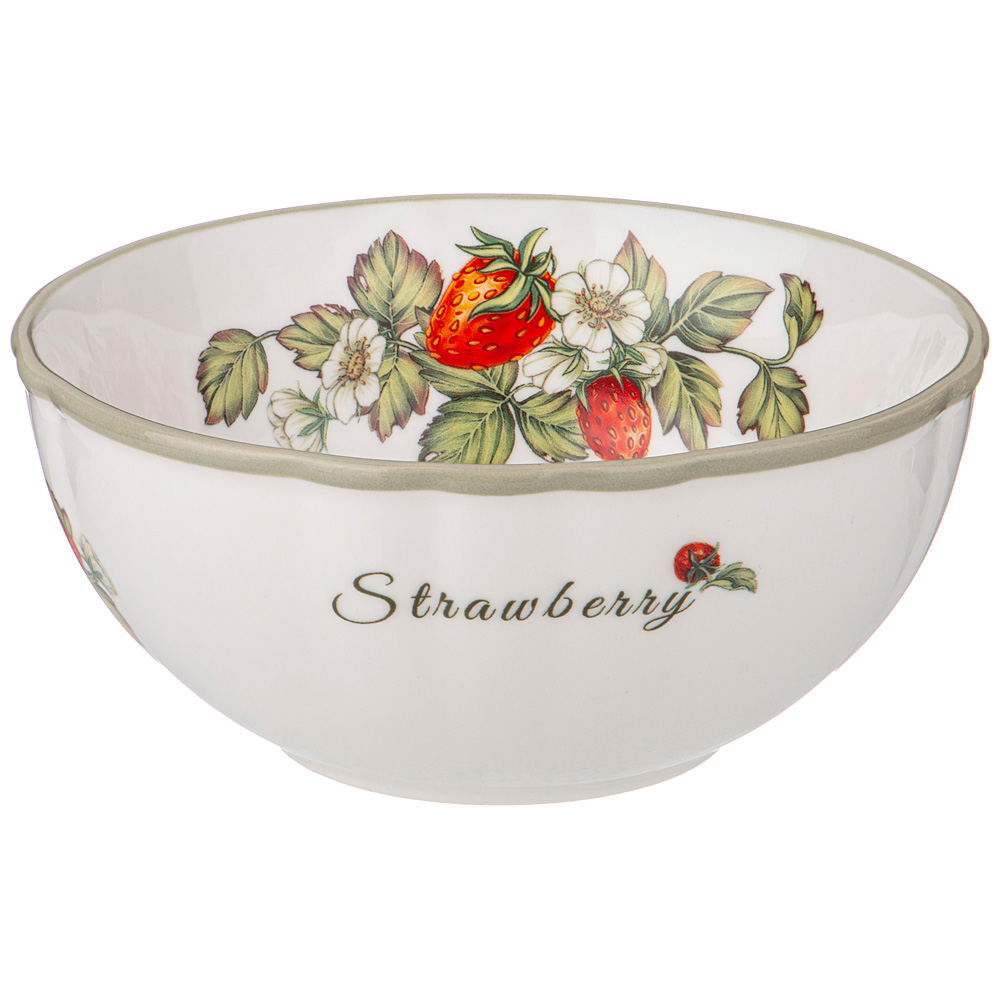 

Салатник Lefard strawberry 15x7 см 700 мл, Белый