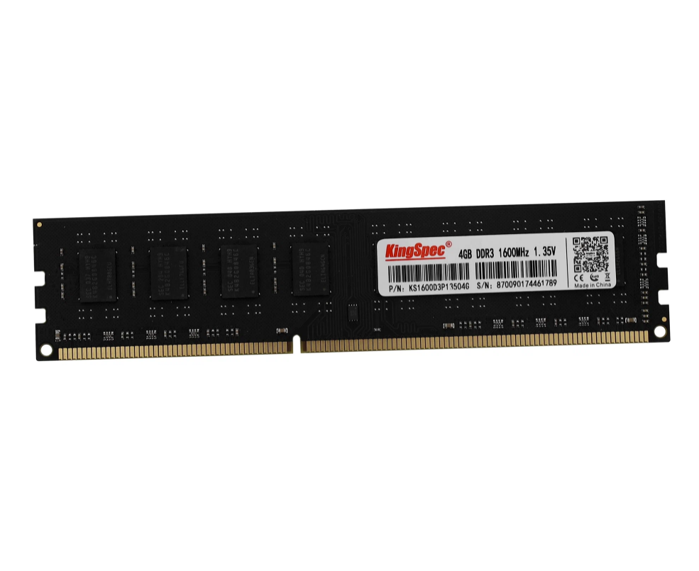 Оперативная память Kingspec, DDR3L 1x4Gb, 1600MHz