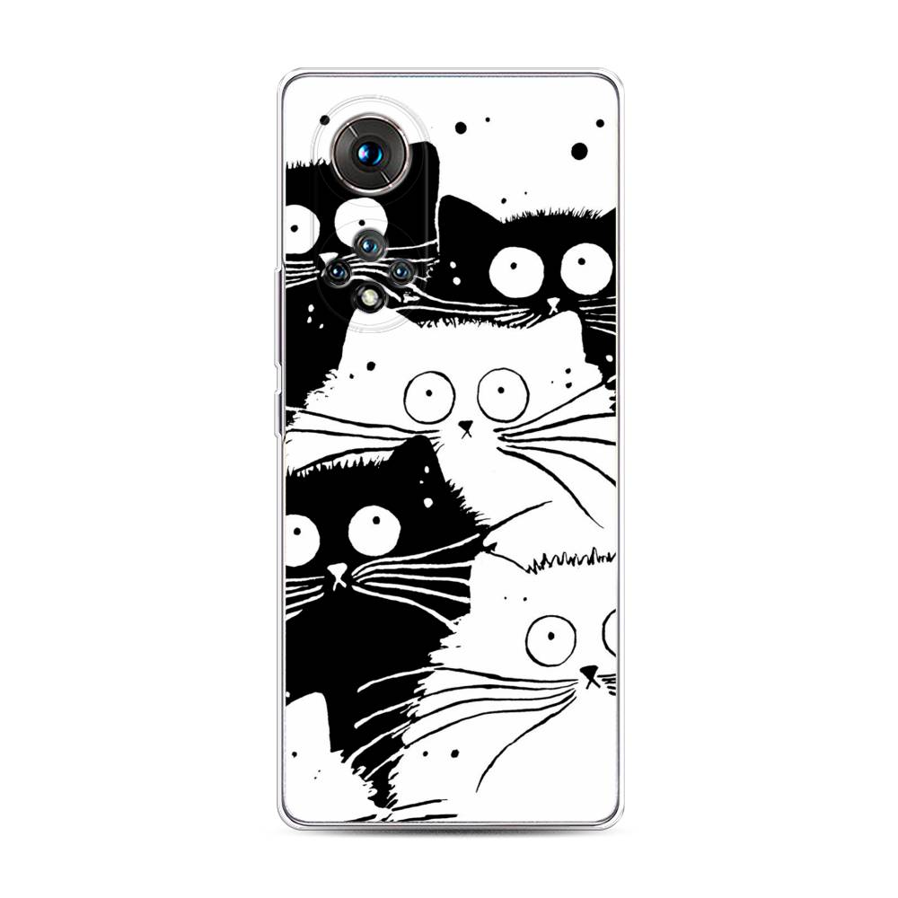 

Чехол Awog "Коты черно-белые" для Honor 50 Pro, 6105550-2