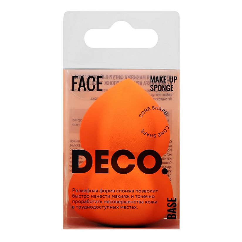Спонж для макияжа Deco Base фигурный спонж для макияжа deco base glitter shine без латекса