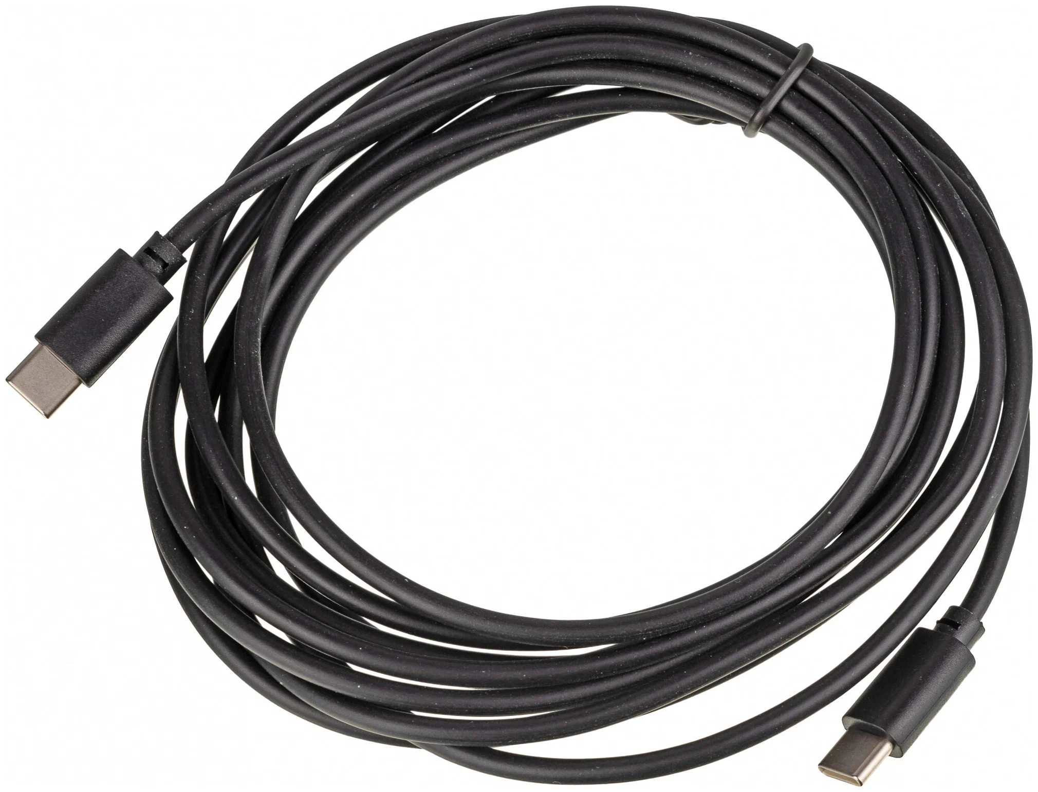 фото Кабель usb type-c (m)-usb type-c (m) 3м black nobrand