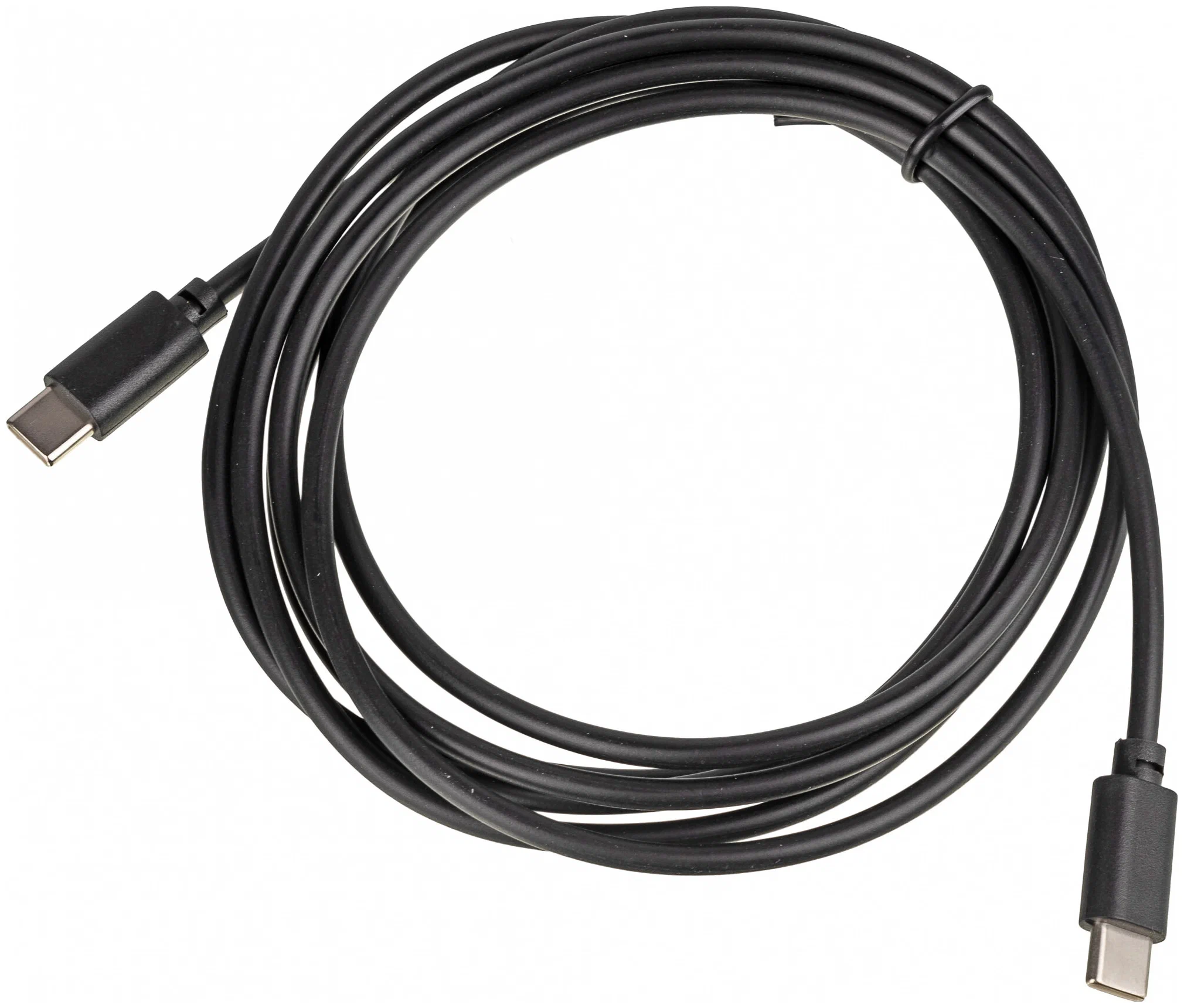 фото Кабель usb type-c (m)-usb type-c (m) 2м black nobrand