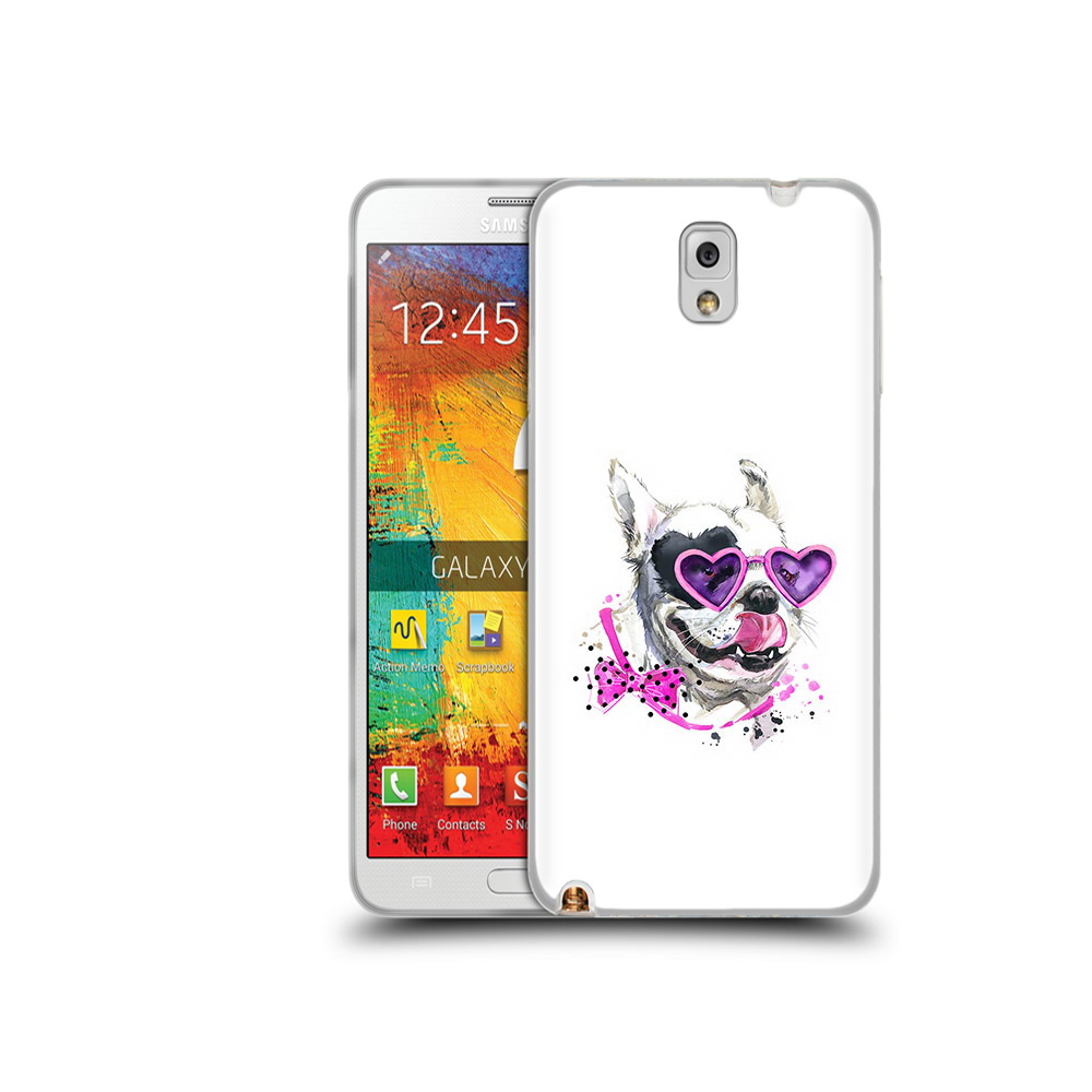 Чехол MyPads Tocco для Samsung Galaxy Note 3 акварельный пёс