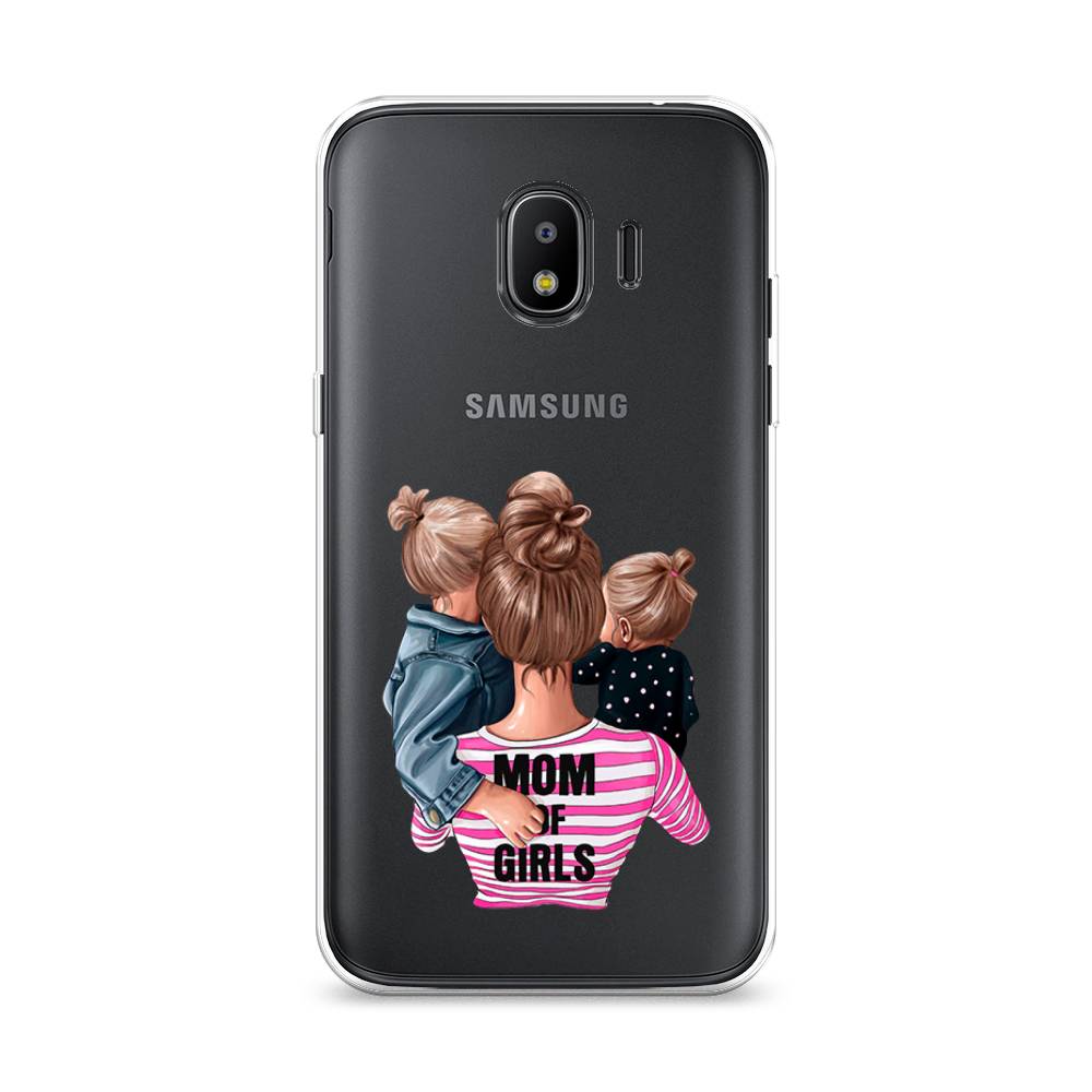 

Чехол Awog на Samsung Galaxy J2 2018 "Mom of Girls", Синий;розовый;черный, 25650-6