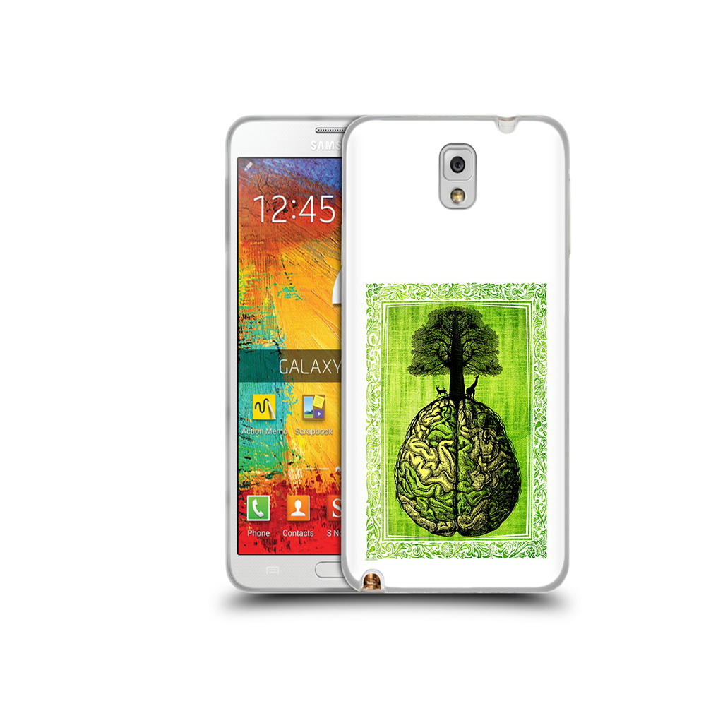 

Чехол MyPads Tocco для Samsung Galaxy Note 3 абстракция здоровый мозг, Прозрачный, Tocco