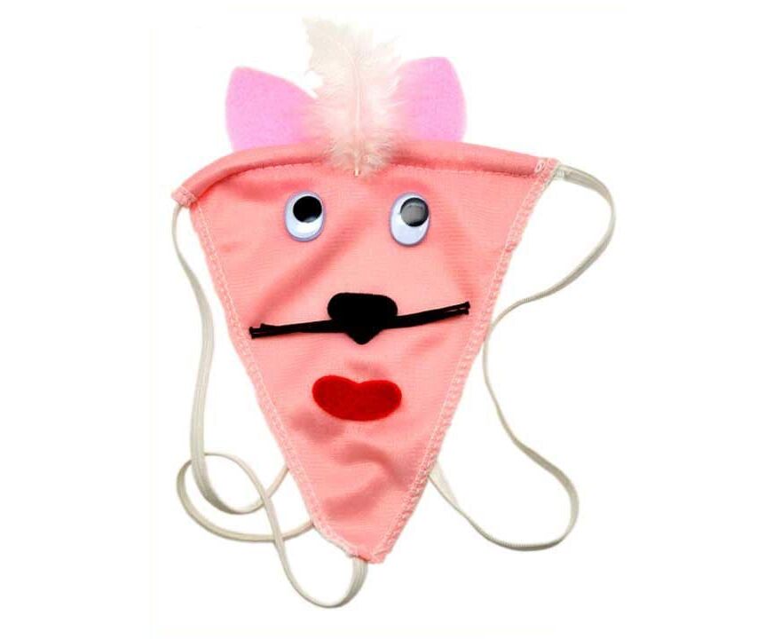 фото Розовые шаловливые трусики miss pussy play star