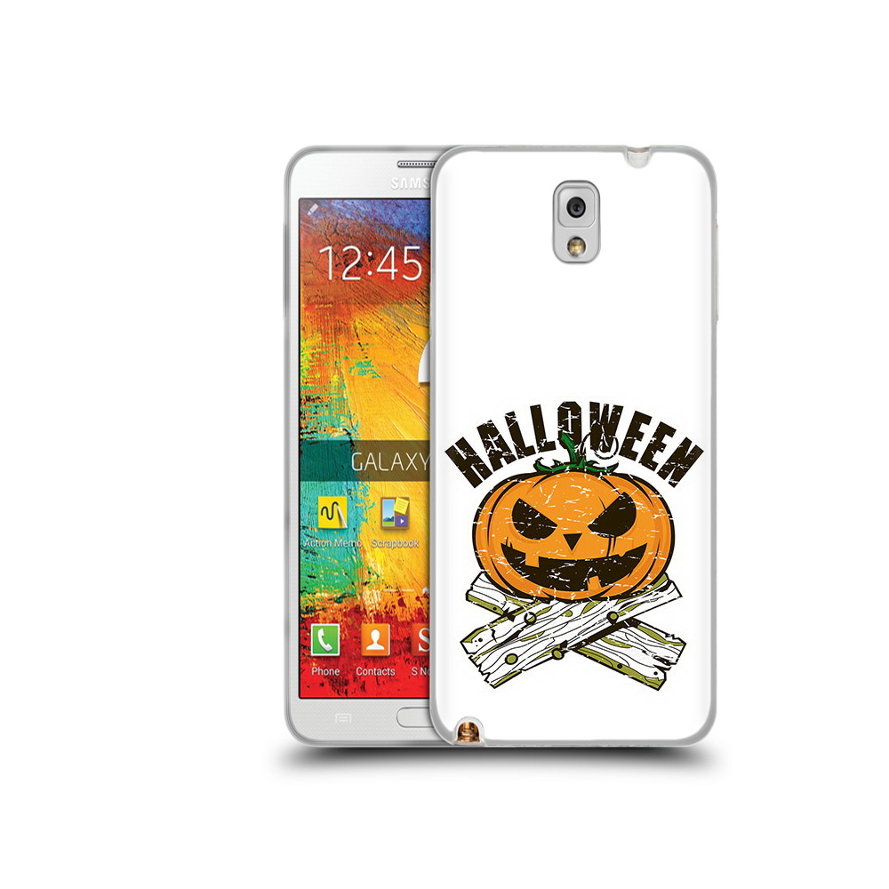 

Чехол MyPads Tocco для Samsung Galaxy Note 3 Хэллоуин доски тыква, Прозрачный, Tocco