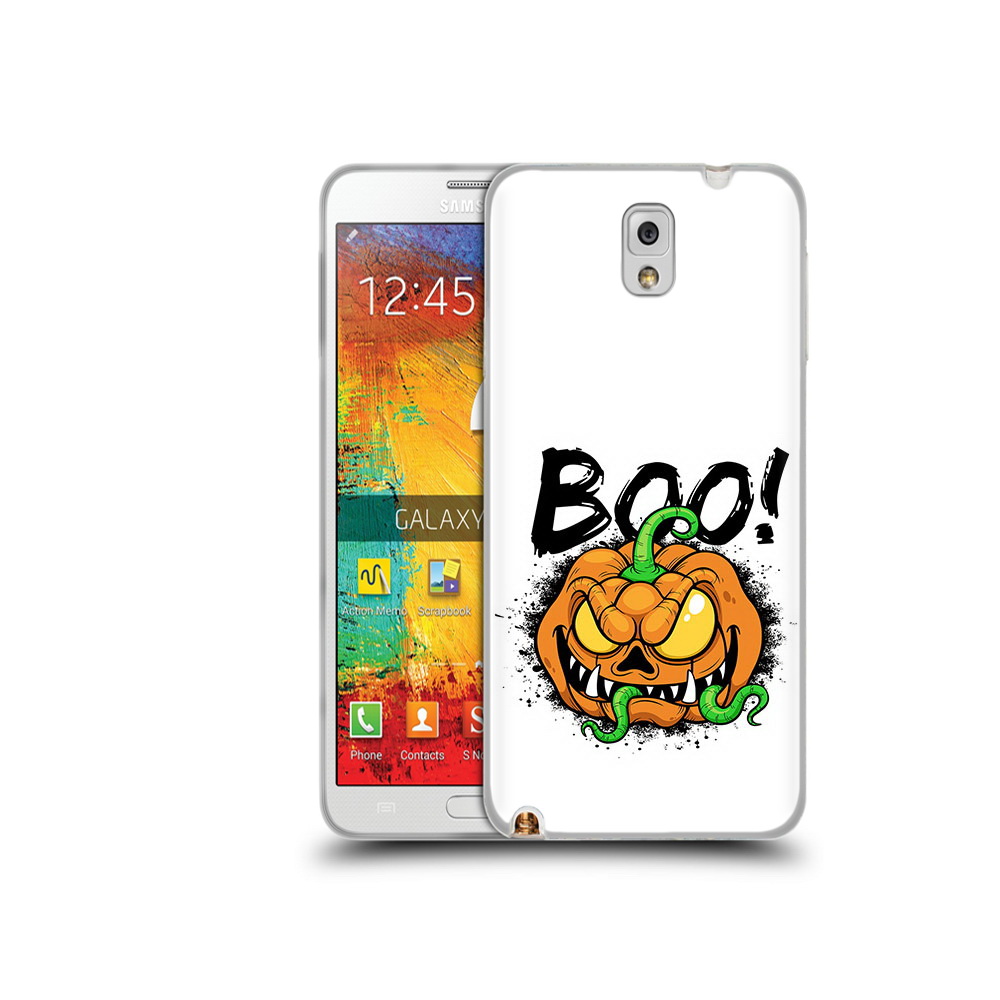 

Чехол MyPads Tocco для Samsung Galaxy Note 3 Хэллоуин бу, Прозрачный, Tocco
