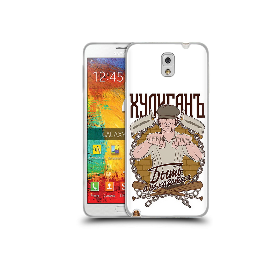 

Чехол MyPads Tocco для Samsung Galaxy Note 3 Хулиган, Прозрачный, Tocco
