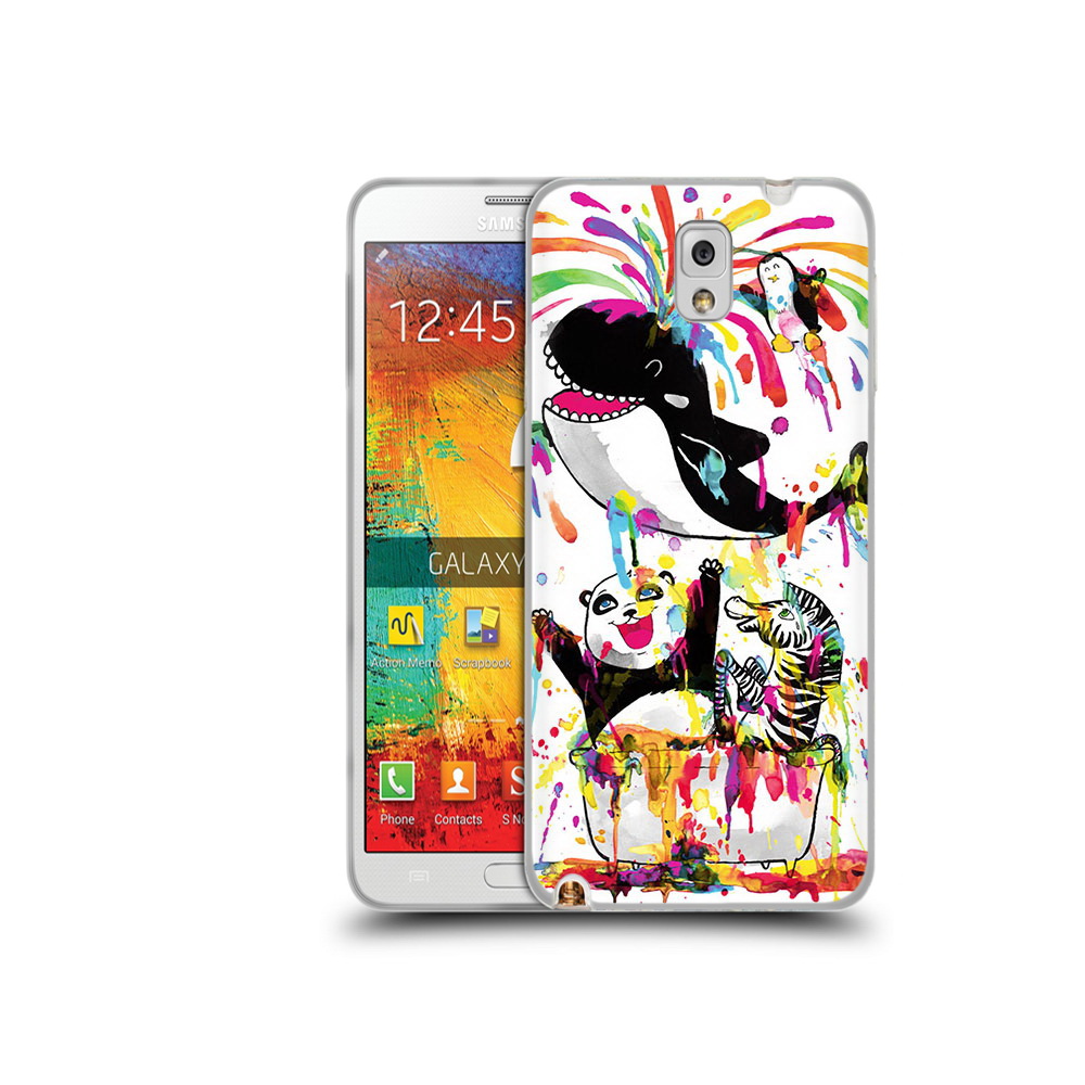 

Чехол MyPads Tocco для Samsung Galaxy Note 3 Хиппи кит, Прозрачный, Tocco