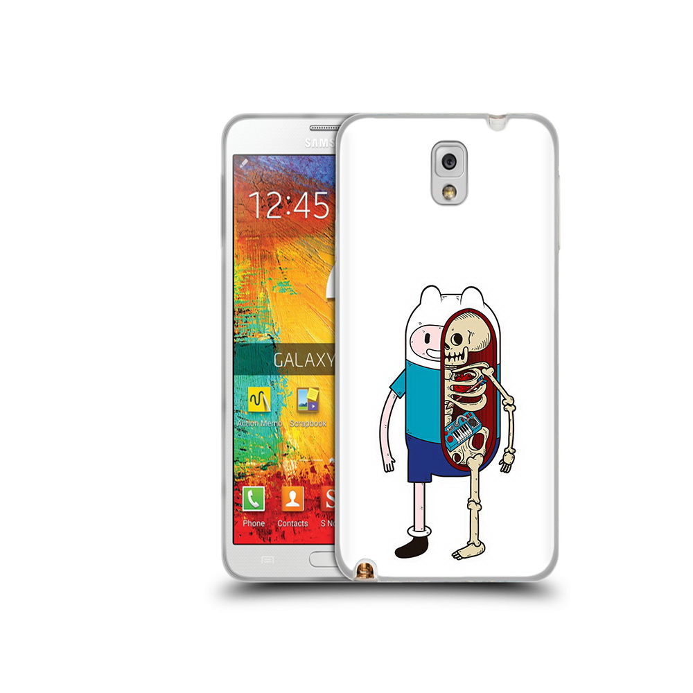 

Чехол MyPads Tocco для Samsung Galaxy Note 3 Финн скелет, Прозрачный, Tocco