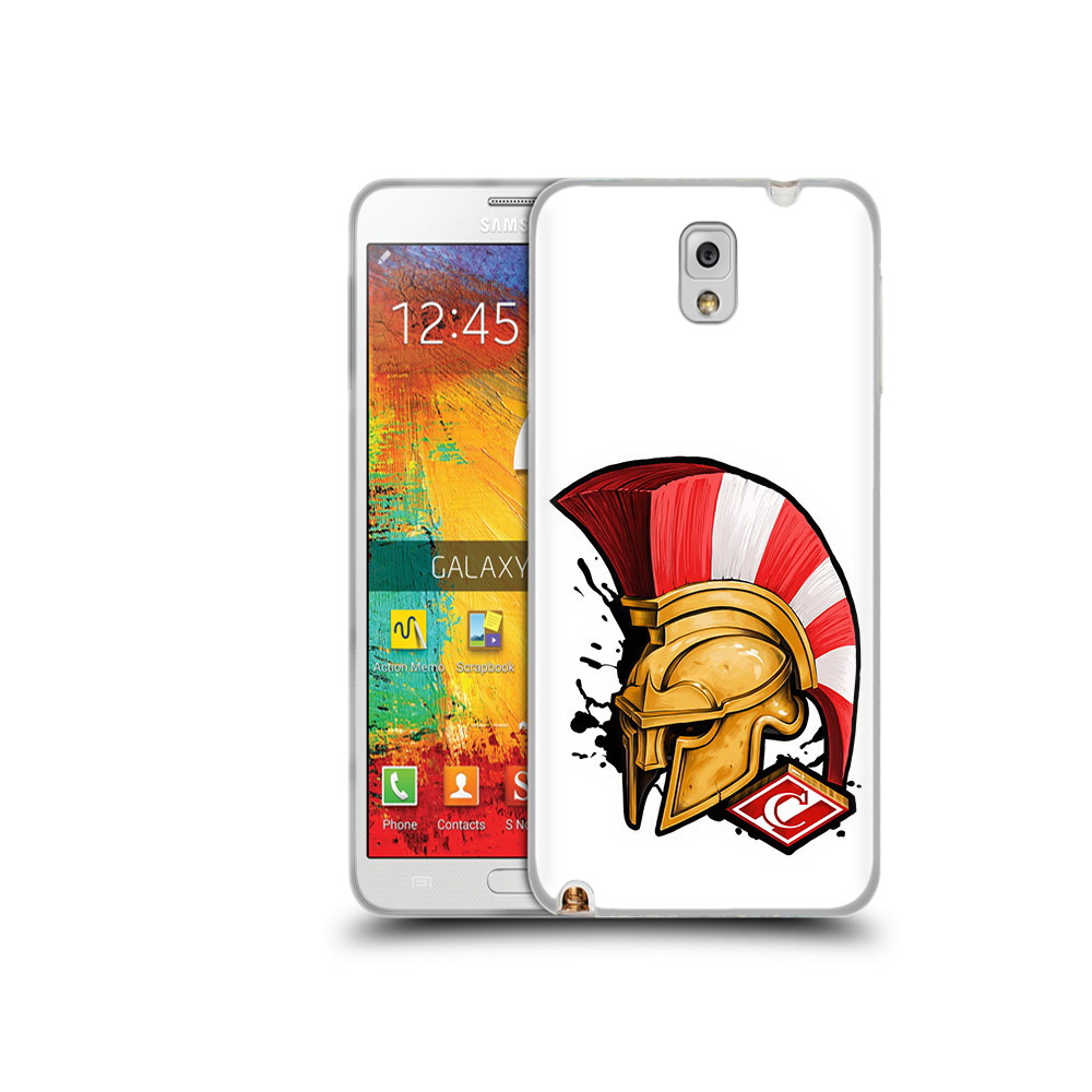 

Чехол MyPads Tocco для Samsung Galaxy Note 3 ФК спартак шлем, Прозрачный, Tocco