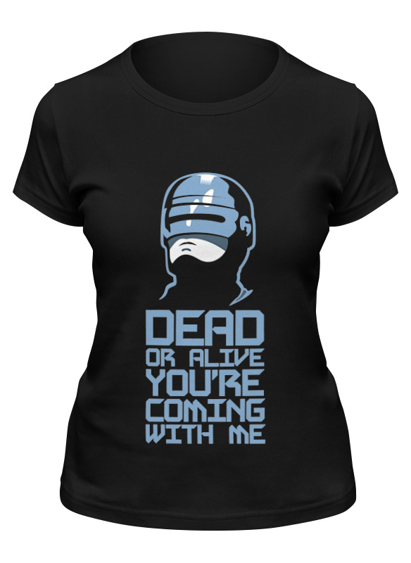 

Футболка женская Printio Робокоп (robocop) черная 2XL, Черный, Робокоп (robocop)