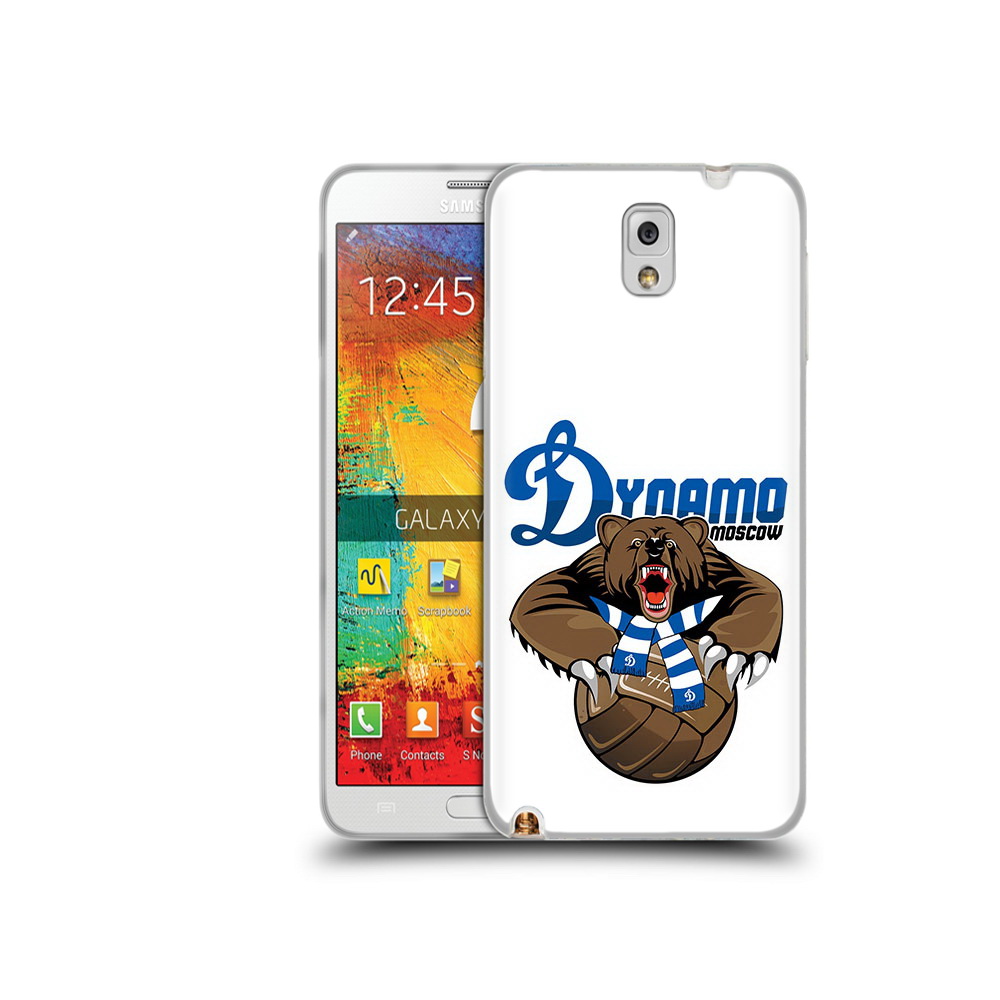 

Чехол MyPads Tocco для Samsung Galaxy Note 3 ФК Динамо медведь, Прозрачный, Tocco
