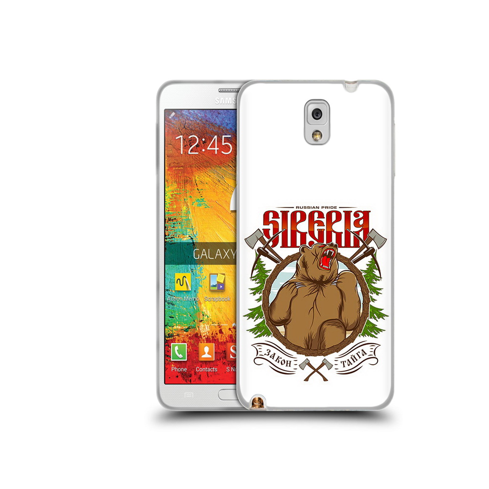 

Чехол MyPads Tocco для Samsung Galaxy Note 3 Тайга, Прозрачный, Tocco