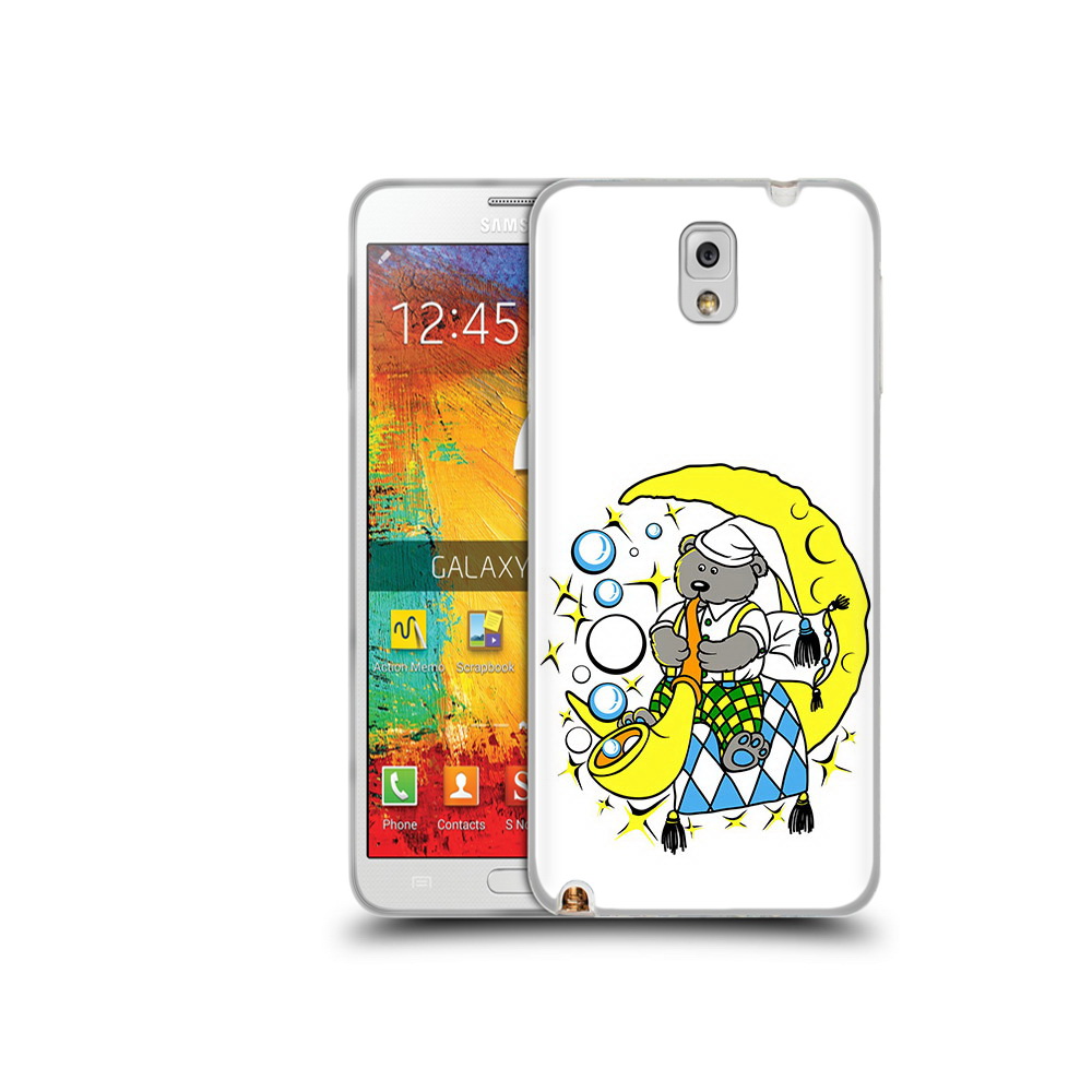 

Чехол MyPads Tocco для Samsung Galaxy Note 3 Сырная луна, Прозрачный, Tocco
