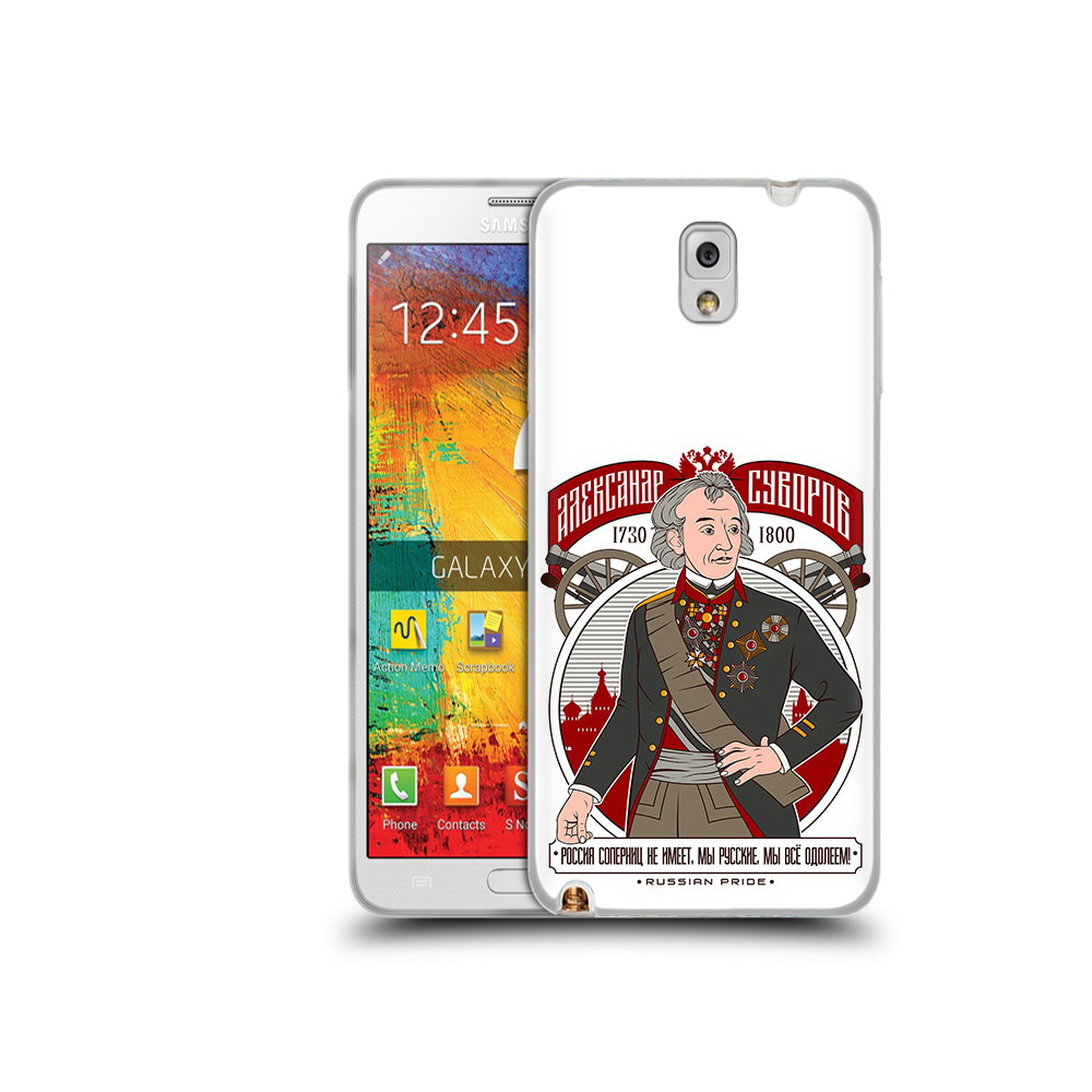 

Чехол MyPads Tocco для Samsung Galaxy Note 3 Суворов, Прозрачный, Tocco