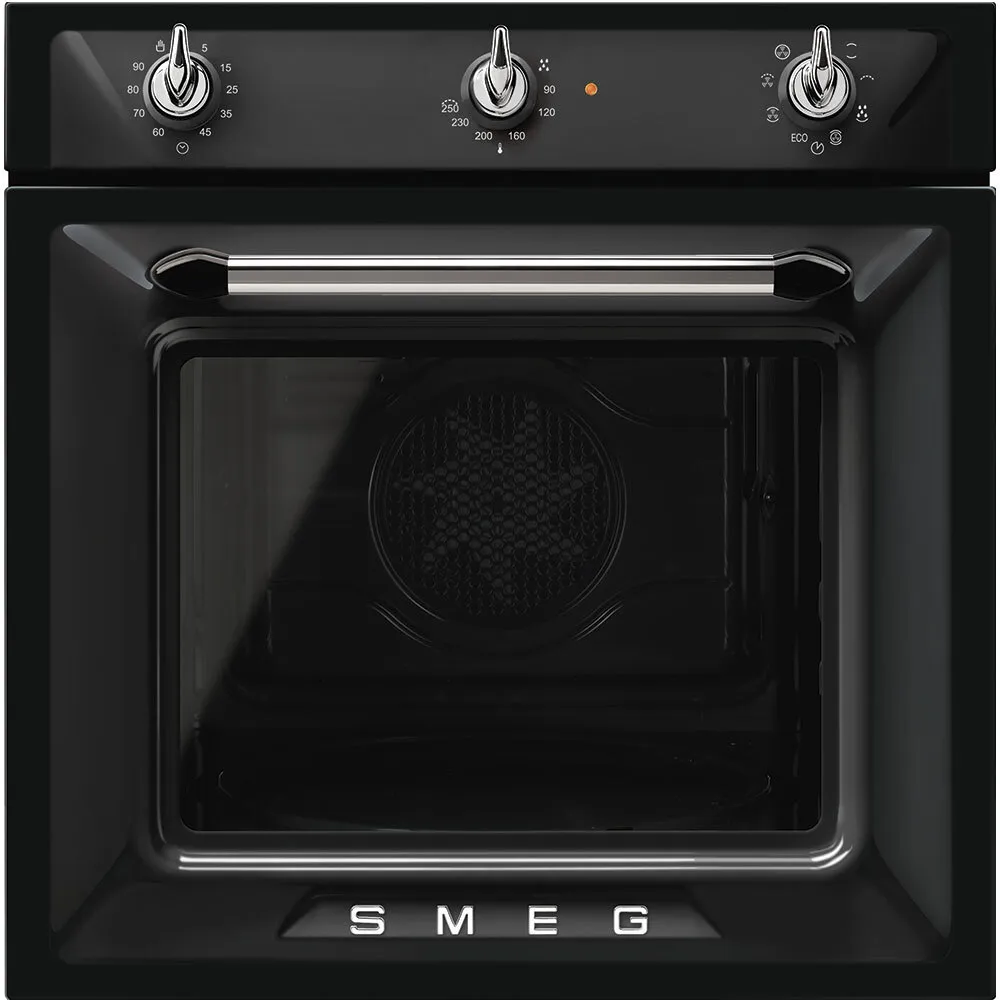 

Встраиваемый электрический духовой шкаф Smeg Victoria SF6905N1 черный, Victoria SF6905N1