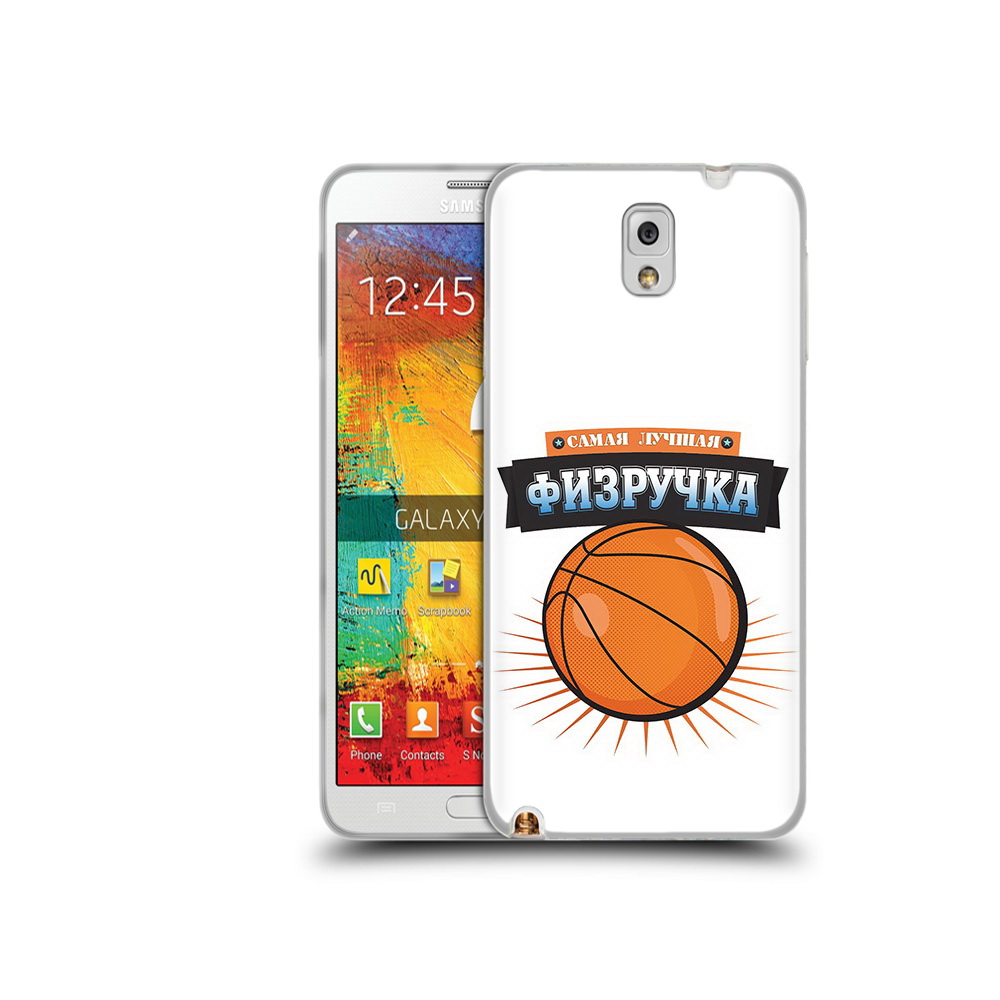 

Чехол MyPads Tocco для Samsung Galaxy Note 3 Самая лучшая физручка, Прозрачный, Tocco