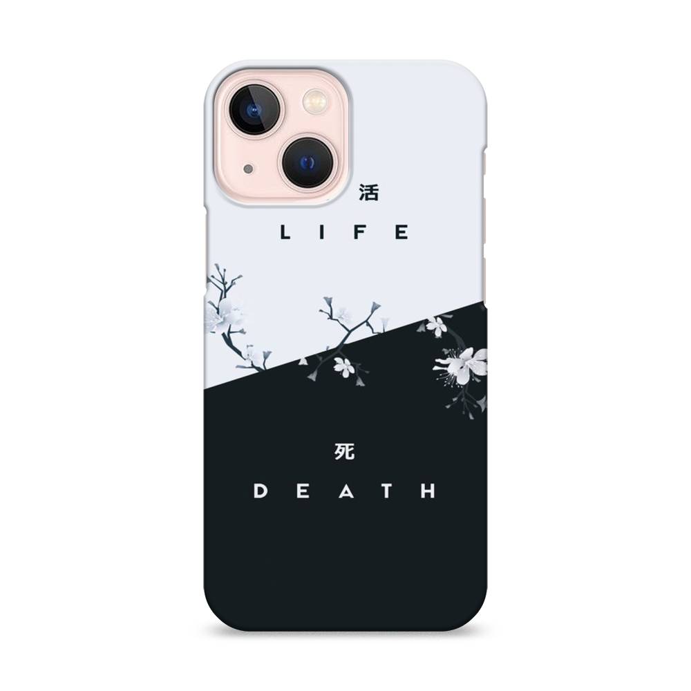 

Пластиковый чехол "Life and death" на Apple iPhone 13 mini, 14120-5