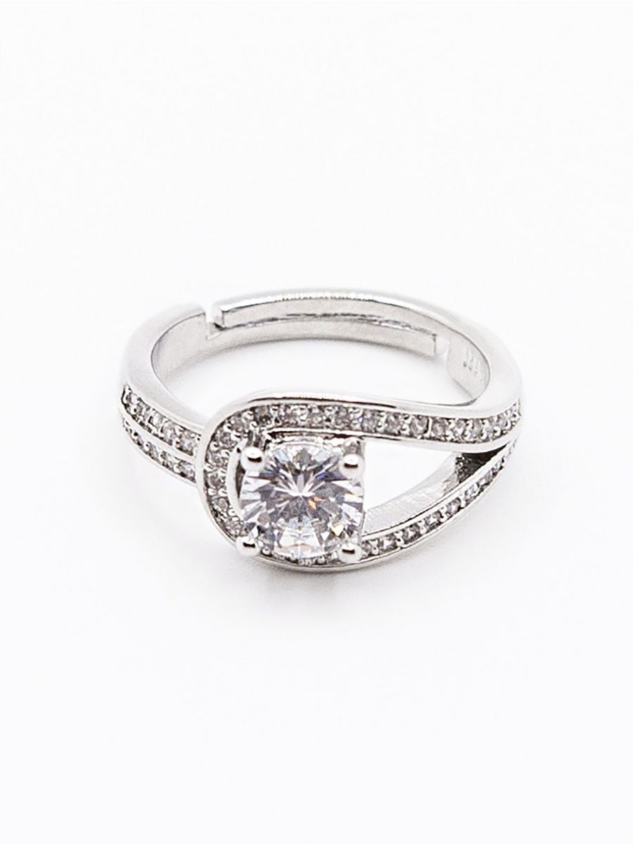 Кольцо из ювелирного сплава SHINE & BEAUTY 80765-1, кристаллы