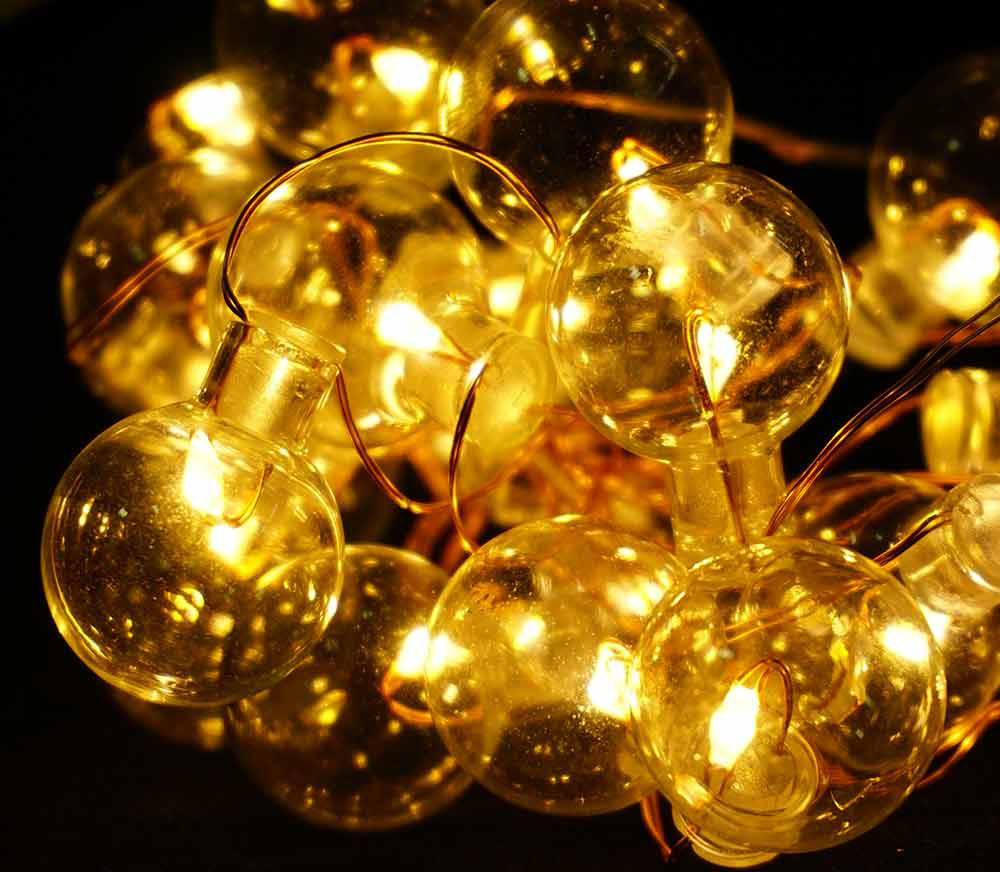 Световая гирлянда новогодняя Магия Праздника Лампа Эдисона 1,9 м белый теплый