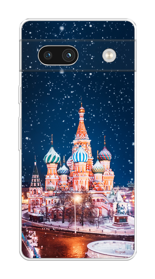 

Чехол на Google Pixel 7A "Москва 1", Коричневый;синий;белый, 271450-1