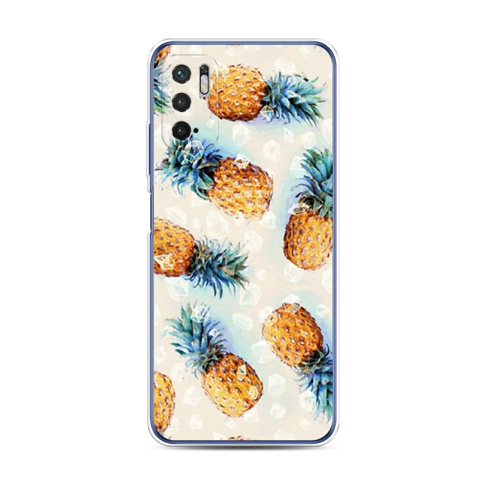 

Чехол Awog на Xiaomi Redmi Note 10T/Note 10 5G/M3 Pro "Ананасы", Разноцветный, 310750-3